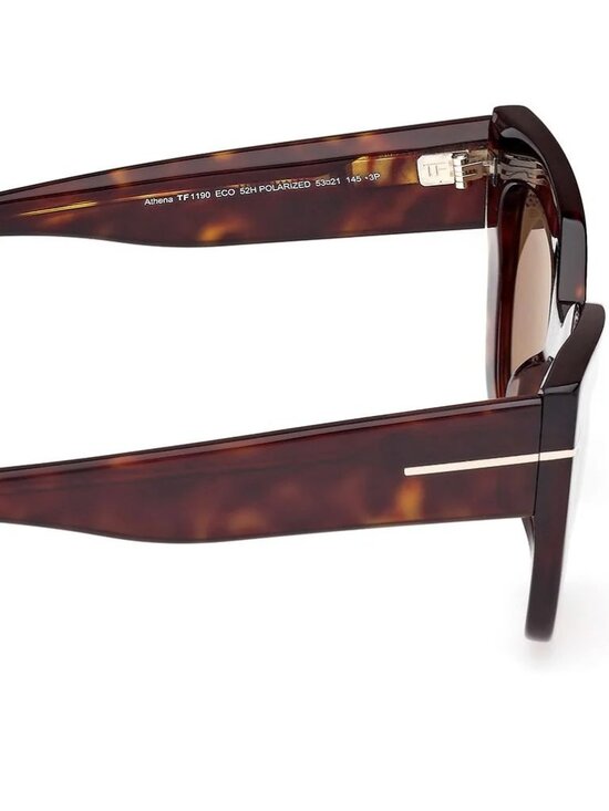 NEW TOM FORD TF1190 52H DARK HAVANA BROWN POLARIZED AUTHENTIC SUNGLASSES main image 7